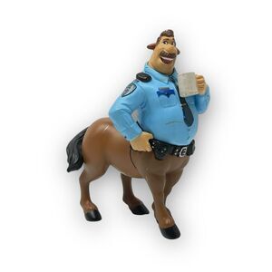 Disney Pixar Onward Colt Bronco Horse Police Action Figure Coffee 4”